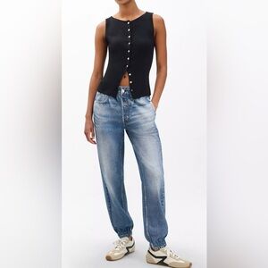 Rag & Bone abington Miramar Denim Print Joggers Size XS NWT $198